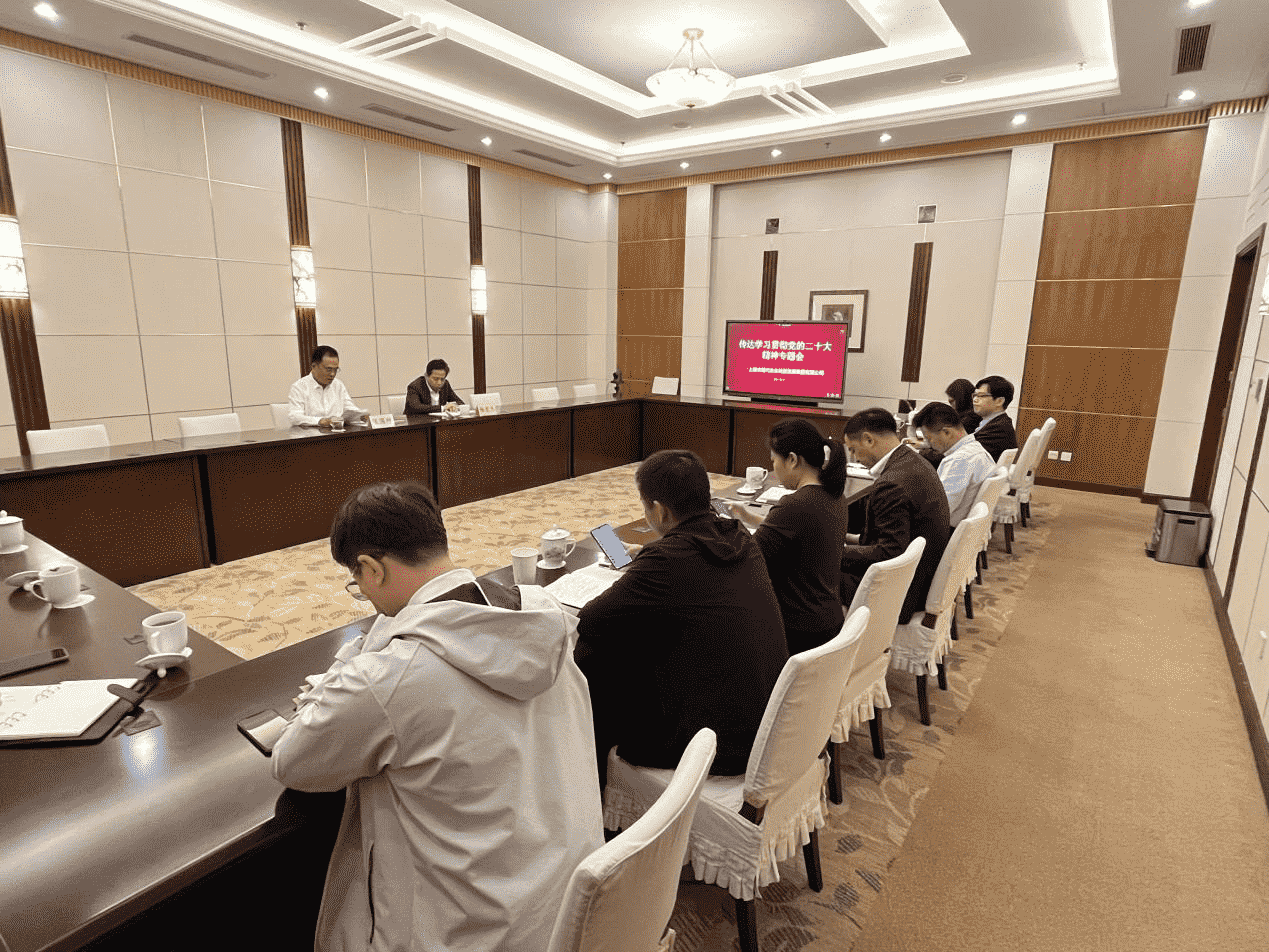 市云顶集团4008集团传达学习贯彻党的二十大精神